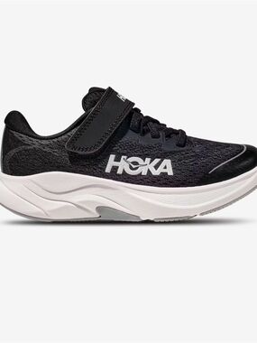 HOKA Kids RINCON 4 Black White Running Sneakers 3